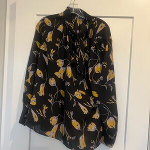 ModCloth floral blouse